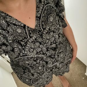 Black & white Romper